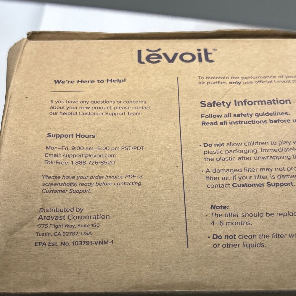 Levoit Core Mini-P Air Purifier Replacement Filter New - Picture 3 of 9
